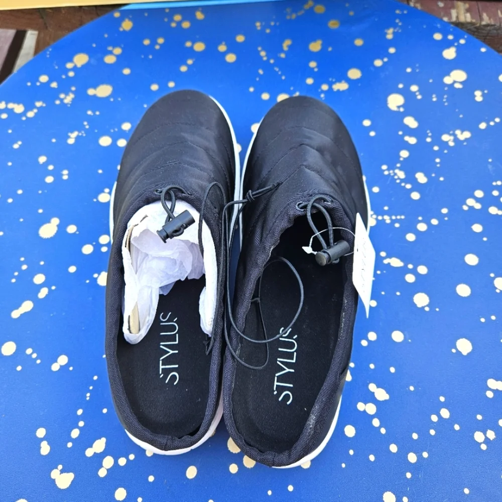 Stylus Layna Black Mules Women's Size 11 - Picture 10 of 12